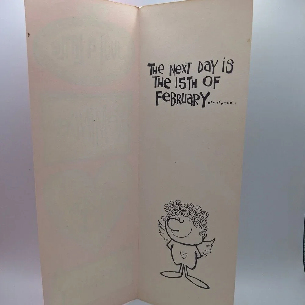 Hallmark Contemporary Cards Valentine Reminder Just‎ A Little Cheeky Humor Retro
